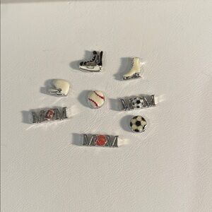 Origami Owl Sports Themed Mom Charms